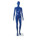 Damenschaufensterpuppe Blau