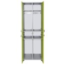 Holzspind/Umkleideschrank mit 4 Türen