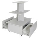 Pyramidentisch m. Schubladen rollbar 120 x 80 x 143 cm...