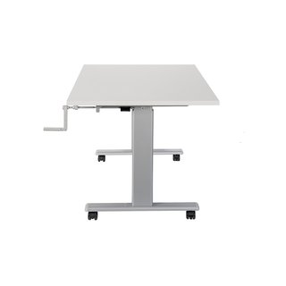 Höhenverstellbarer Schreibtisch mit Kurbel