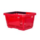 Einkaufskorb 22 Liter 1 Griff rot