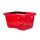Einkaufskorb 22 Liter 1 Griff rot
