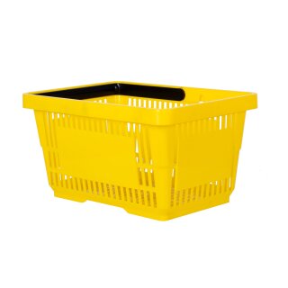 Einkaufskorb 22 Liter 1 Griff gelb