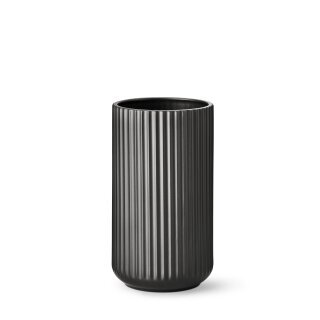 Lyngby Vase 25 cm schwarz