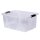 Aufbewahrungsbox, transparent mit Deckel, 32 Liter