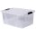 Aufbewahrungsbox, transparent mit Deckel, 32 Liter