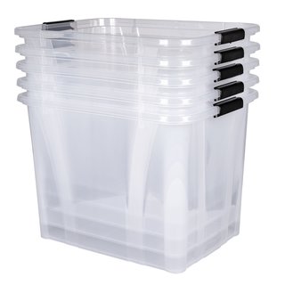 Master Box, transparent mit Deckel, 55 Liter