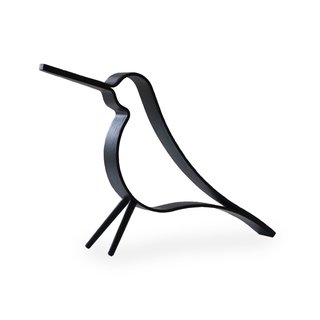 Cooee Design Skulptur Woody Bird Eiche Schwarz mittel