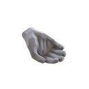 Cooee Design Skulptur Hand Bless Grau