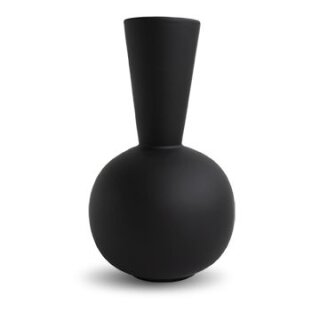 COOEE Design Trumpet Vase Schwarz 30cm