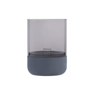 blomus Windlicht Calma Steel Gray S