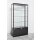 Vitrine schwarz mit Unterschrank inkl. LED-Beleuchtung