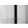 Vitrine schwarz mit Unterschrank inkl. LED-Beleuchtung
