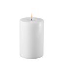 Deluxe Homeart Stumpenkerze LED weiß 10 x 15 cm