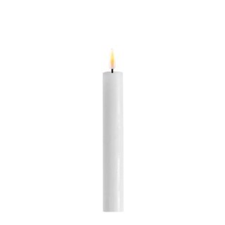 Deluxe Homeart 2 Stabkerzen LED weiß 15 cm