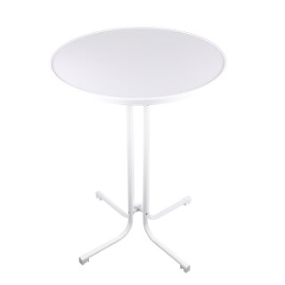 Stehtisch weiß klappbar 80x107 cm