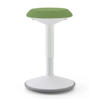 EIGENTLICH Ergonomischer Pendelhocker weiß, grün