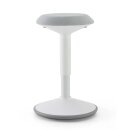 EIGENTLICH Ergonomischer Pendelhocker weiß, grau