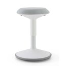 EIGENTLICH Ergonomischer Pendelhocker weiß, grau