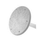 EIGENTLICH Ergonomischer Pendelhocker weiß, grau