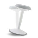 EIGENTLICH Ergonomischer Pendelhocker weiß, grau