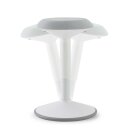 EIGENTLICH Ergonomischer Pendelhocker weiß, grau