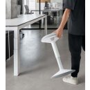 EIGENTLICH Ergonomischer Pendelhocker weiß, grau