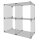 Glassteckvitrine "Würfel" Fachgröße 40 x 40 cm Sicherheitsglas