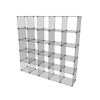 Glassteckvitrine "Big One" Fachgröße 30 x 30 cm