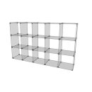 Glassteckvitrine "3-fach lang"...