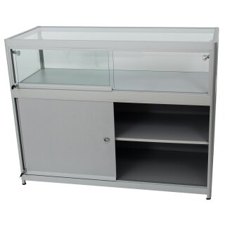 Thekenvitrine mit LED-Beleuchtung
