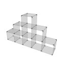 Glassteckvitrine Pyramide Fachgre 30 x 30 cm...