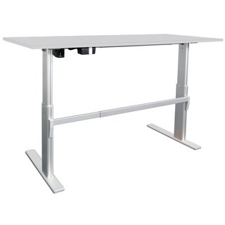 Höhenverstellbarer Schreibtisch weiß