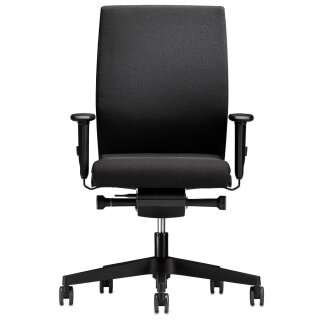 Bürostuhl "Yoster" Stoff schwarz